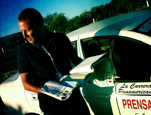 Bei der Carrera Panamericana in Mexiko