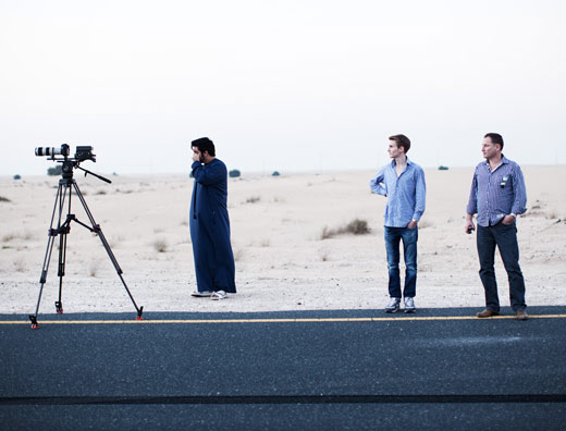 Bei Story über Autorennen in den Vereinigten Arabischen Emiraten